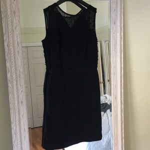 Black mini dress